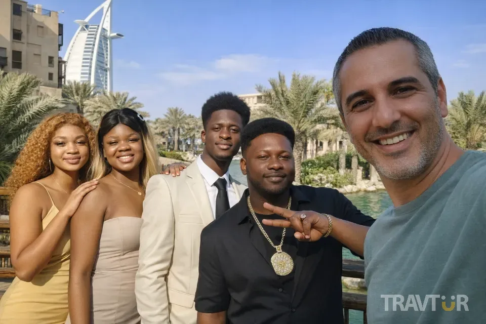 Private guide in Dubai with modern skyline views