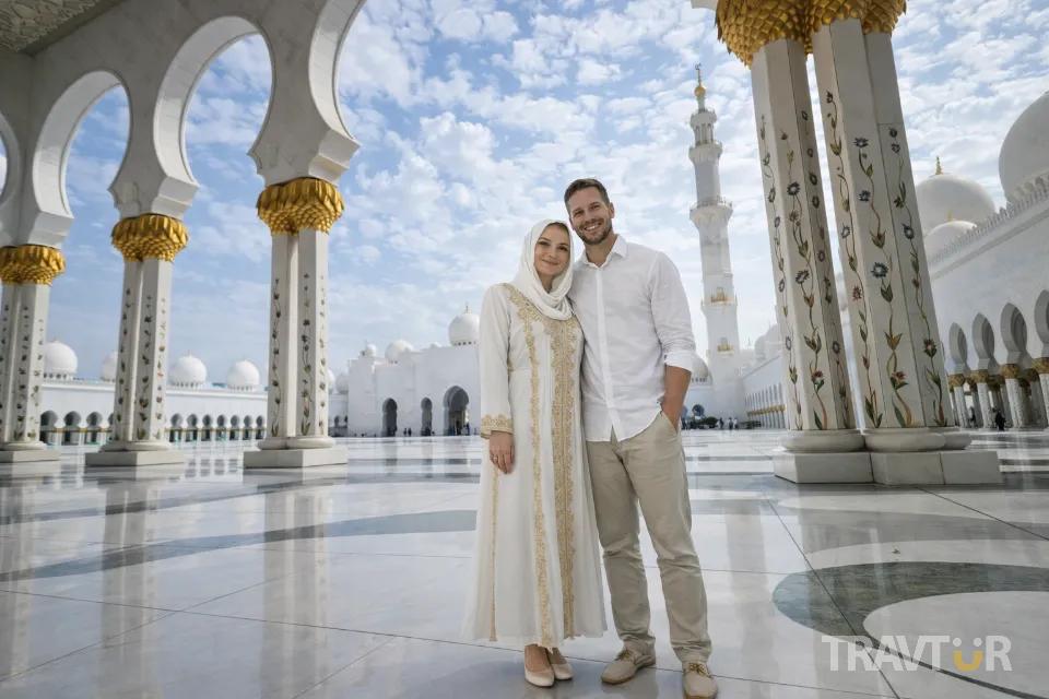 Sheikh Zayed Grand Mosque on Abu Dhabi City Tour with Qasr Al Watan Ticket