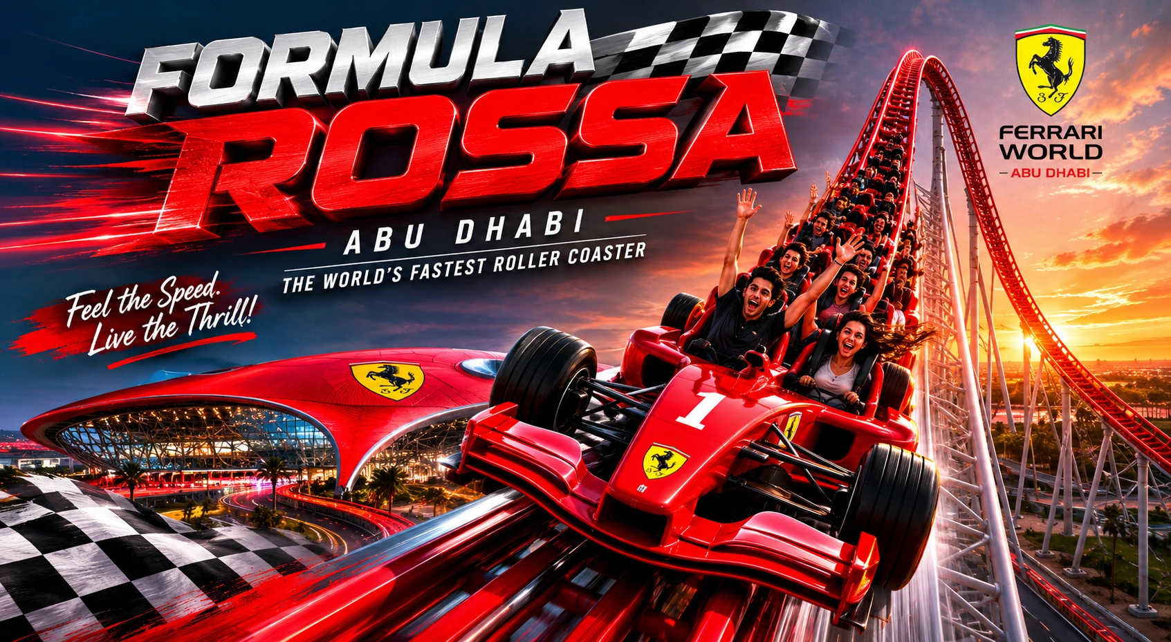 Formula Rossa Ferrari World Abu Dhabi