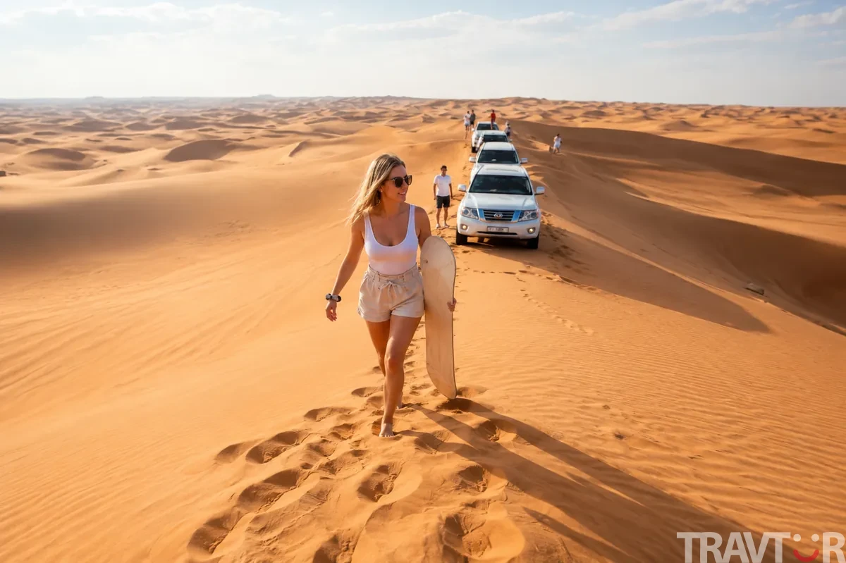 Dubai desert safari camel ride experience