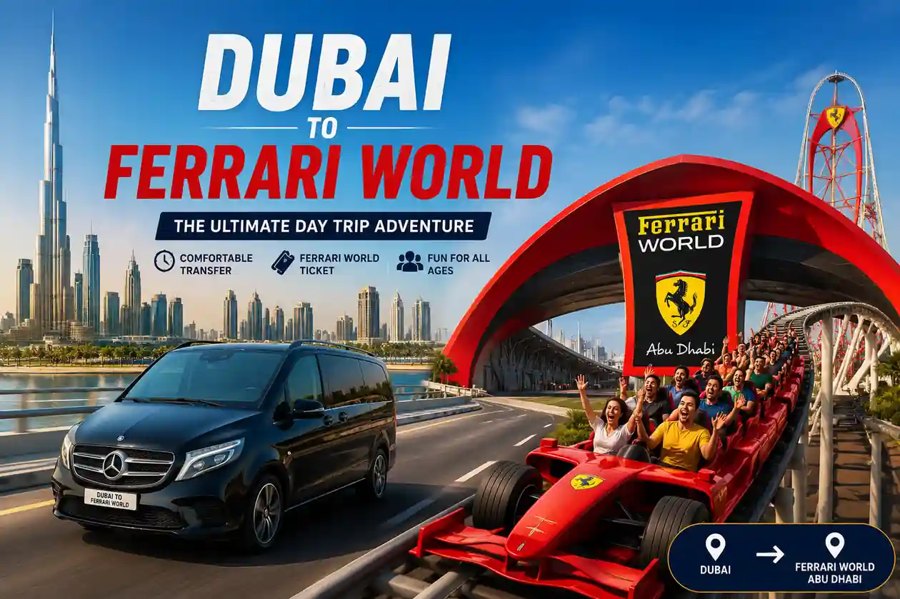 dubai to ferrari world