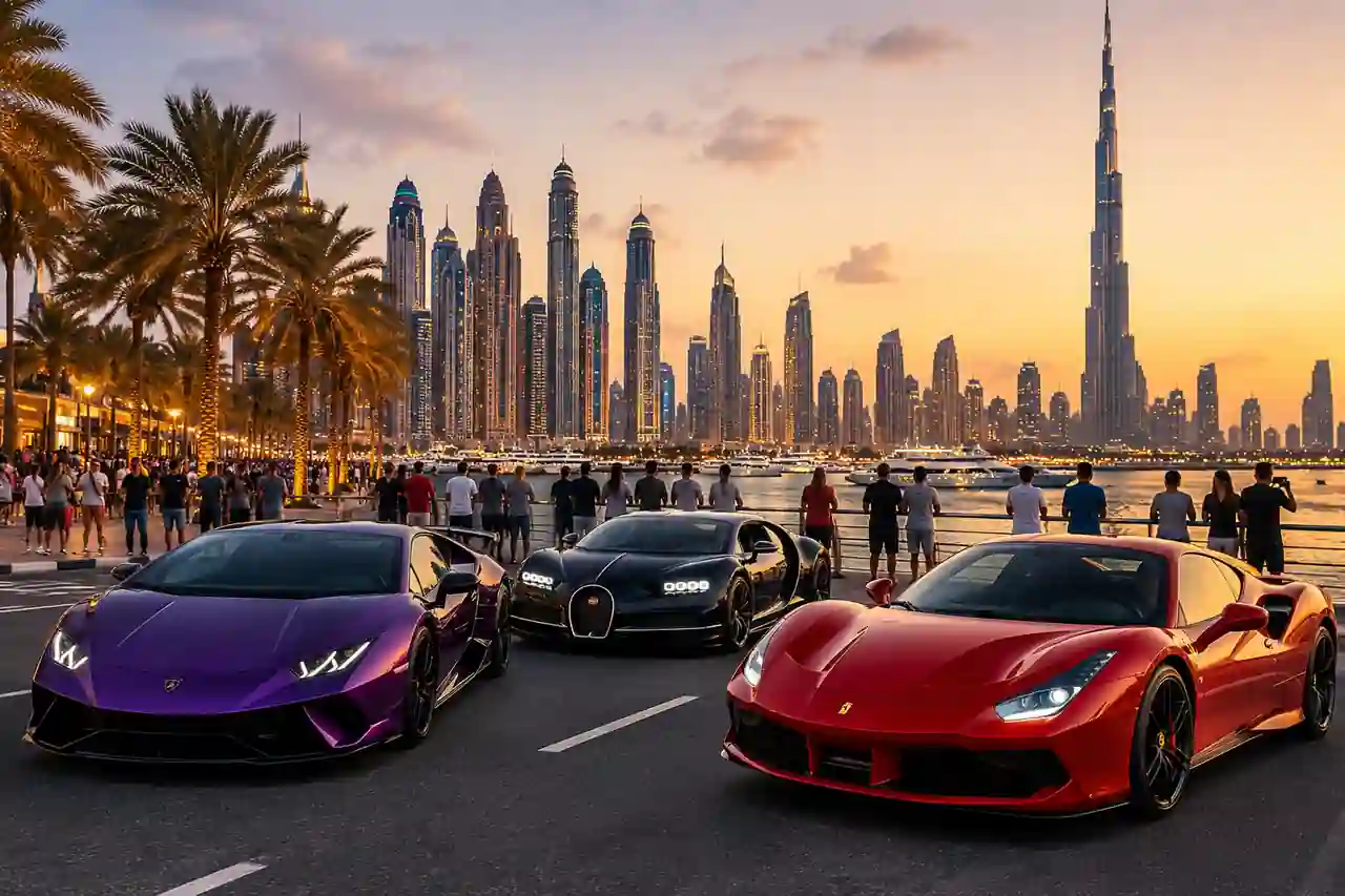 Where to See Supercars in Dubai