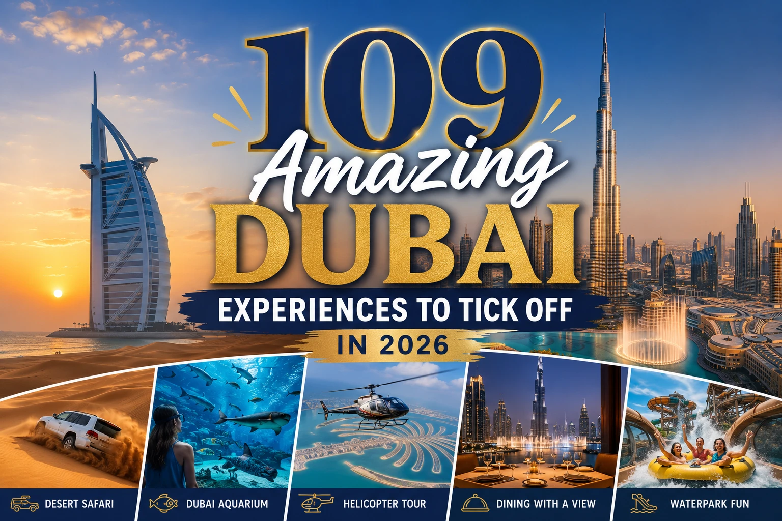 Best Things to Do in Dubai in 2026 with Burj Khalifa Old Dubai desert beaches and attractions